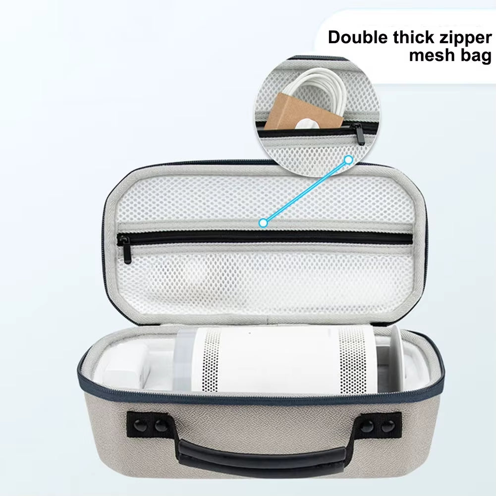 Projector Travel Case Bag for Samsung Freestyle Case for Freestyle 2Nd Gen Portable EVA Storage Bag for Projector Carrying Bag