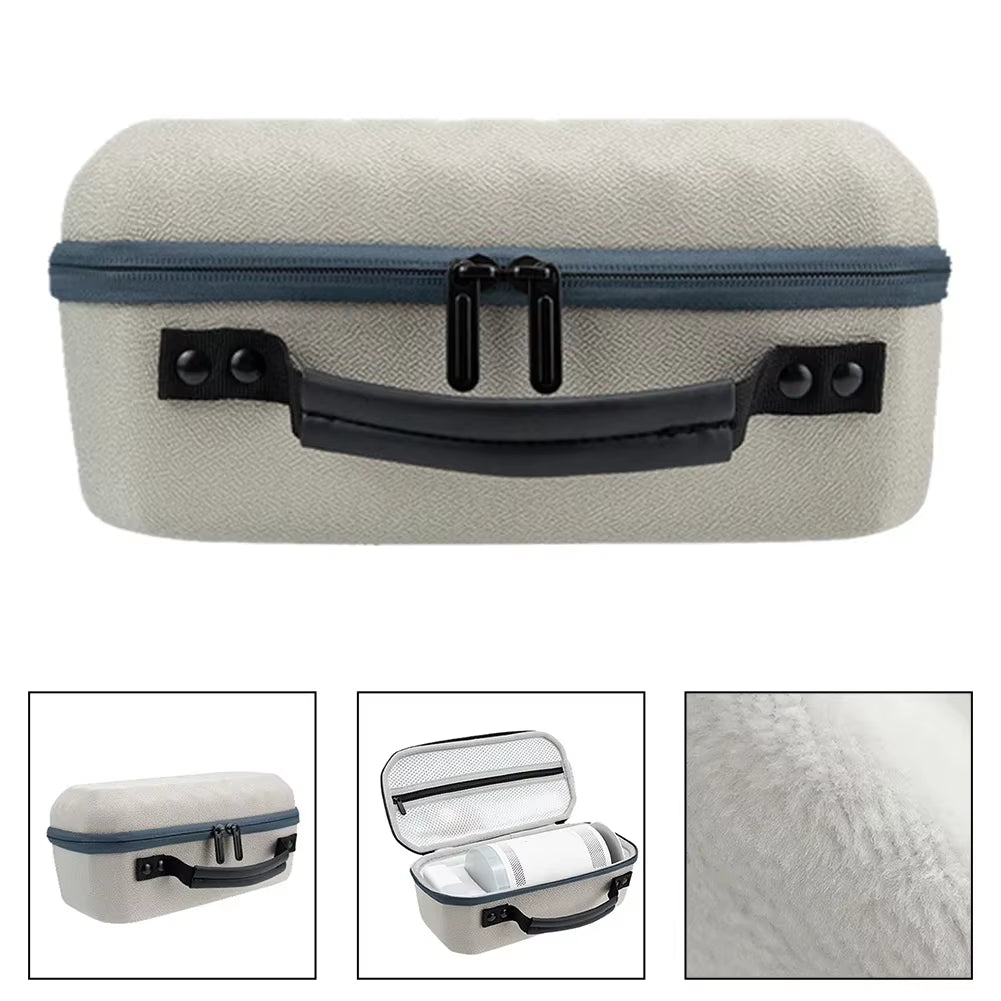 Projector Travel Case Bag for Samsung Freestyle Case for Freestyle 2Nd Gen Portable EVA Storage Bag for Projector Carrying Bag