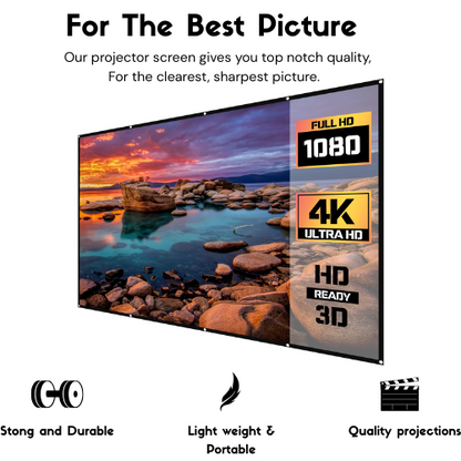 Indoor Folding Projector Screen