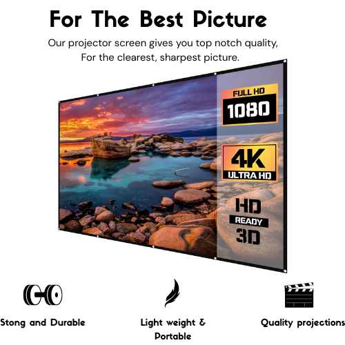 Indoor Folding Projector Screen